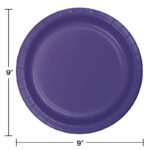 9inches Purple Plate 24/pack