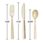 Metallic Gold Cutlery