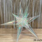 22inches Iridescent Star Burst Balloon
