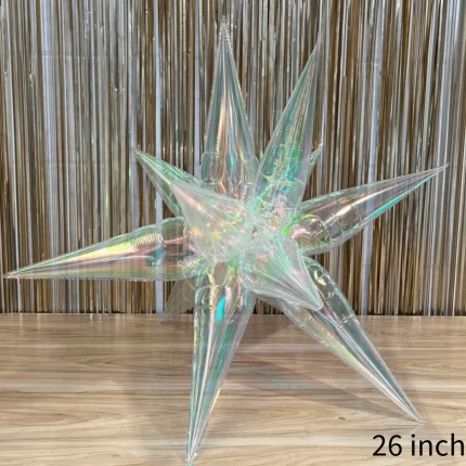 22inches Iridescent Star Burst Balloon