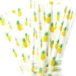 Pineapple Paper Straw 25/pack