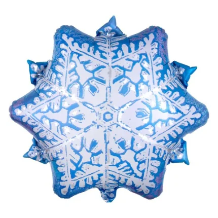 18inches Blue Snow Flakes Foil Balloon