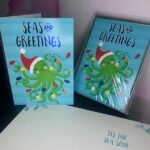 SEAS AND Greeting Christmas Card 12/Pack