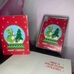 Merry T-REXMAS Christmas Card 12/pack