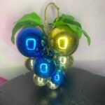 Blue and Gold Berry Ornament