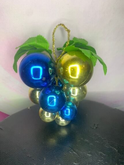 Blue and Gold Berry Ornament