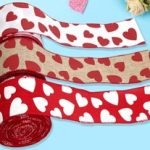 Valentine Ribbon 1m long and 6.3cm wide