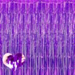 Purple Fringe Curtain