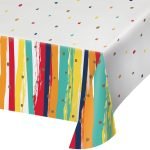 Birthday Stripe Tablecover