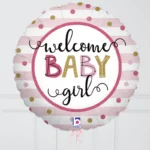 18inches Welcome Baby Girl Foil Balloon