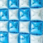 19inches Royal Blue And Light Blue Double Side Foil Balloon