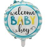 18inches Welcome Baby Boy Foil Balloon