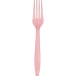 Pastel Pink Fork 24/pack