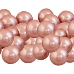10inches Rose Gold Chrome Latex Balloon 50/pack