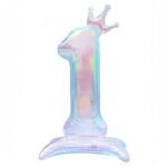 40inches Iridescent Number 1 Foil Balloon