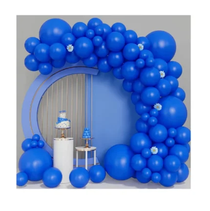 Royal Blue Latex Balloon Garland Set