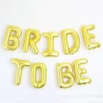 14in Gold Bride To Be  Foil