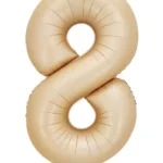 40inches Nude Number 8 Foil Balloon