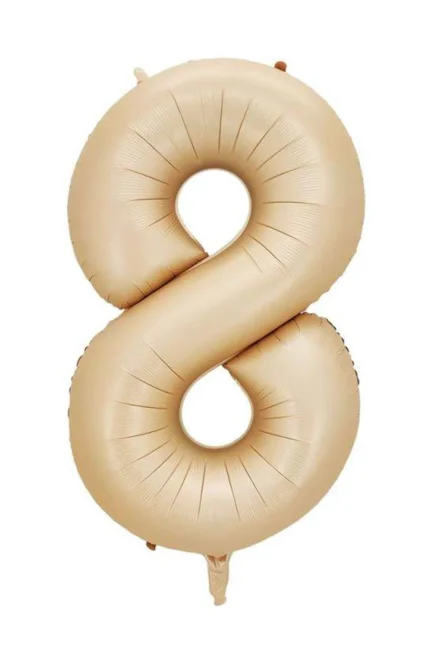 40inches Nude Number 8 Foil Balloon