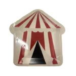 Circus Big Top Shaped Plate 8/pack