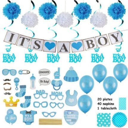 It's A Boy Baby shower Set