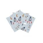 Rocket Space Ship Napkin 16/pack