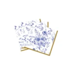Blue Flowery Napkin 16/pack