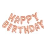 14inches Rose Gold Happy Birthday Balloon