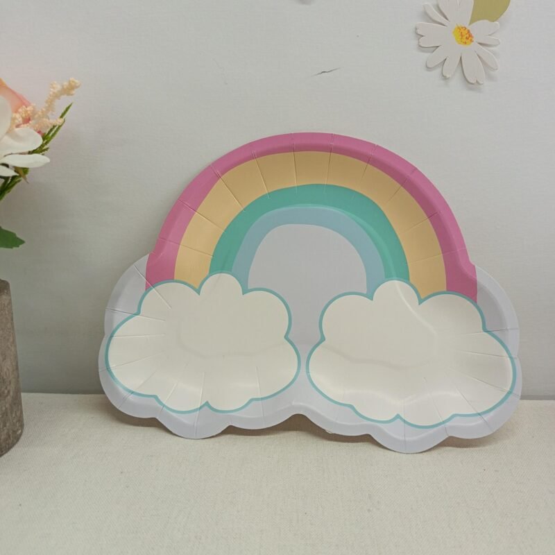 Rainbow shaped plate