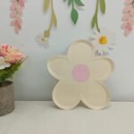 9inches Yellow Daisy Shaped Plate 8/pack