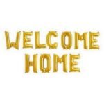 14inches Gold Welcome Home Foil Balloon