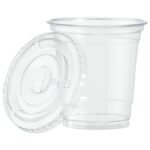 16oz Clear Cup With Lid 20/pack