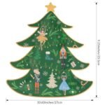 10.5inches Christmas Tree Shaped Plate 8/pack