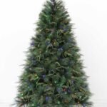 5FT Prelit PE/PVC Flocked Christmas Tree