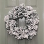 White Flocked Christmas Wreath