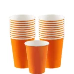 9oz Orange Paper Cup 10/pack