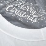 122cm Grey Merry Christmas Tree Skirt