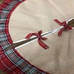 96cm Red Check Pattern Tree Skirt