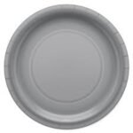 9inches Silver Paper Plate 10/pack