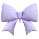 38inches Lilac Bow Foil Balloon