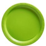 9inches Lime Green Paper Plate 10/pack