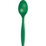 Emerald Green Spoon 50/pack