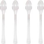 Clear Mini Spoons 24/pack
