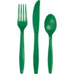 Emerald Green Cutlery Set 18/pack