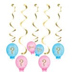 Gender Reveal Dizzy Dangler 5/pack
