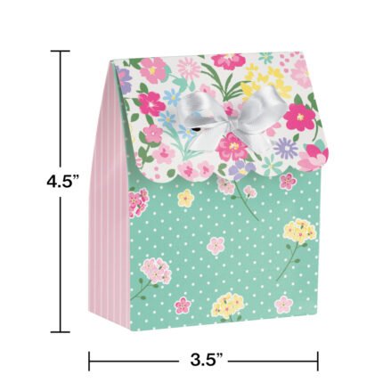 Floral Tea Time Favor Bag 12/pack