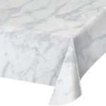 Marble Plastic Table Cover