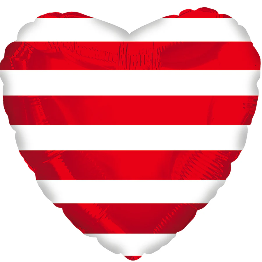 214532-18-inches-Red-Striped-Heart-Foil-balloons