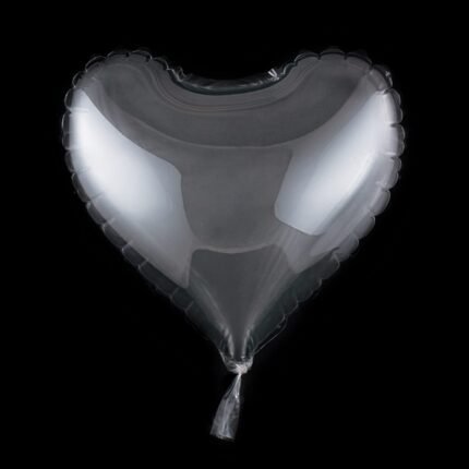 18inches Clear Bubble Heart Shaped Balloon