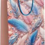 Feather Design Paper Gift Bag